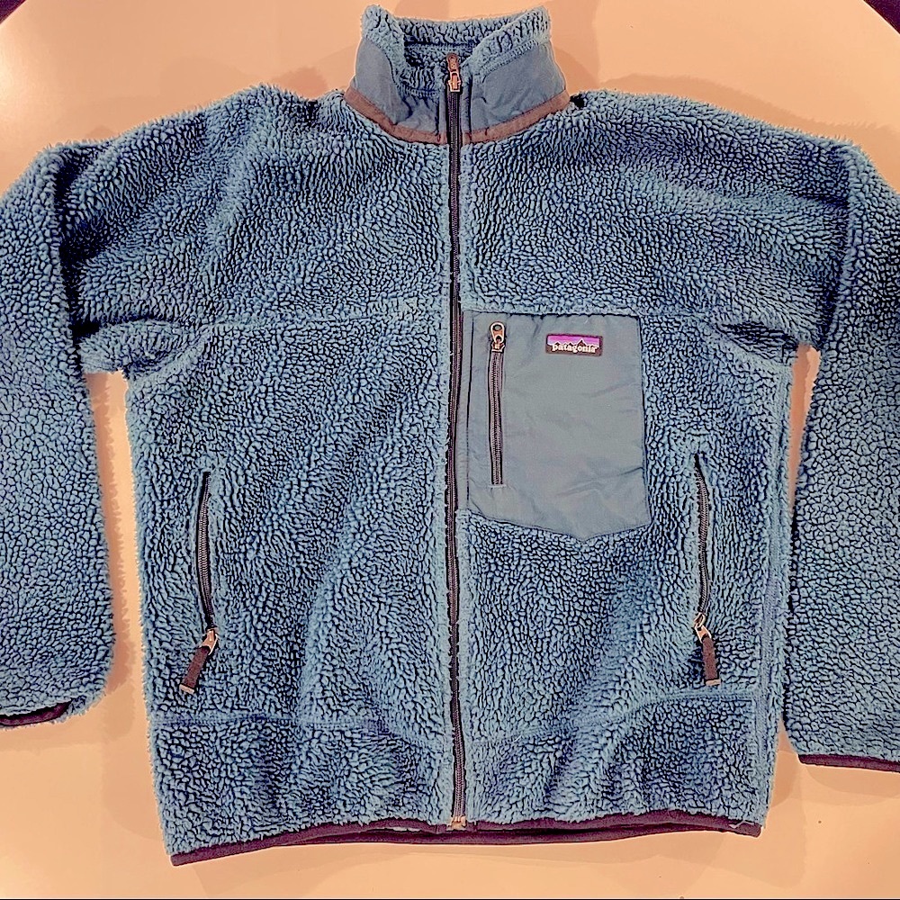 RARE Patagonia Men’s size SMALL Retro-X Fleece in Borealis Green